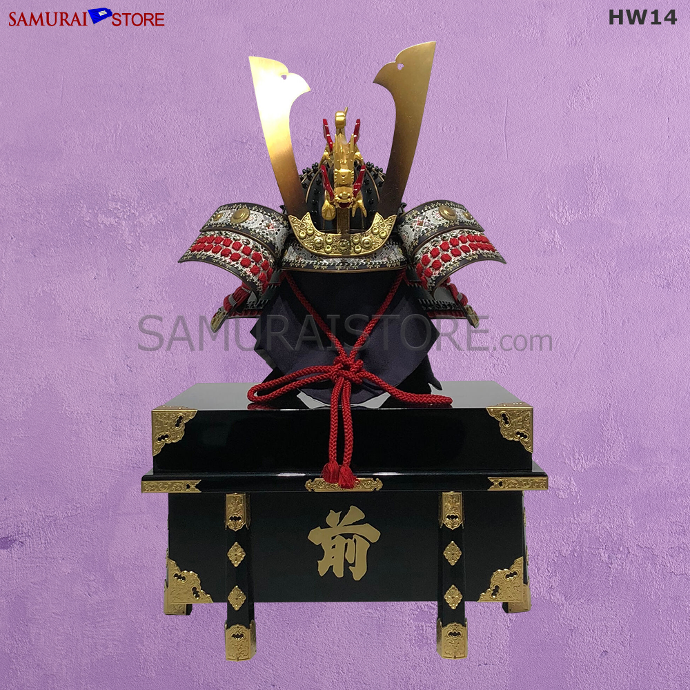 HW14 黒塗 十八間 星兜 龍頭 - サムライストア SAMURAI STORE HW14 黒塗 十八間 星兜 龍頭 - サムライストア SAMURAI STORE