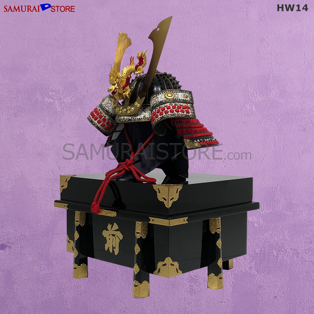 HW14 黒塗 十八間 星兜 龍頭 - サムライストア SAMURAI STORE HW14 黒塗 十八間 星兜 龍頭 - サムライストア SAMURAI STORE