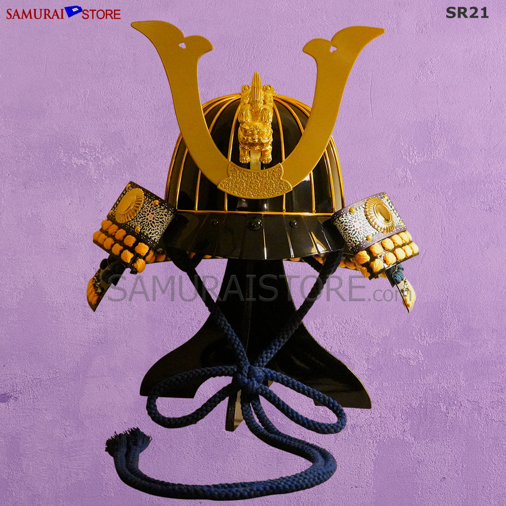 兜 SR21 黒塗十八間兜『獅子』最後の1点 (即納)