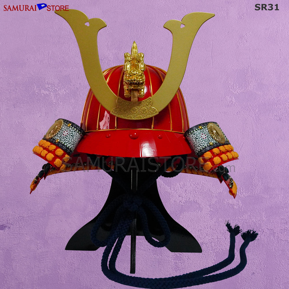SR31 赤塗十八間兜『獅子』納期2週間