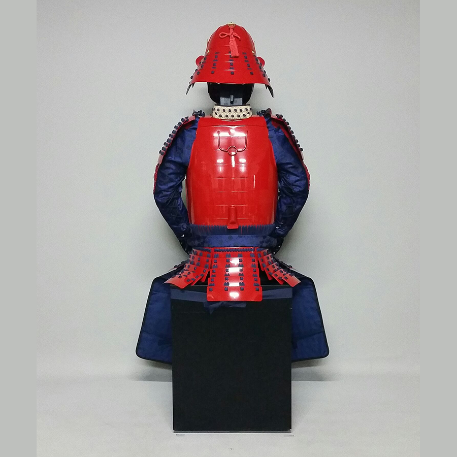 L049 (即納品) 赤桶側二枚胴具足 - サムライストア SAMURAI STORE L049 (即納品) 赤桶側二枚胴具足 - サムライストア SAMURAI STORE