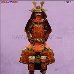 甲冑 鎧兜 等身大 着用可能 赤備え　red samurai armor LS15 復古調赤鎧 桜プレミアム 等身大 - サムライストア SAMURAI STORE