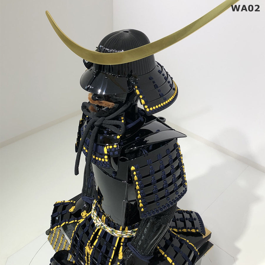 管理G158】【難あり】鎧兜一式 当世具足 甲冑 鎧櫃 武具 武者 武士 兜 